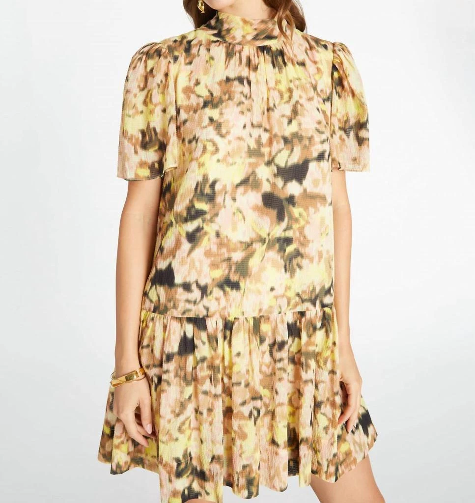 Tanya Taylor Rosie Dress In Citrine Multi 1