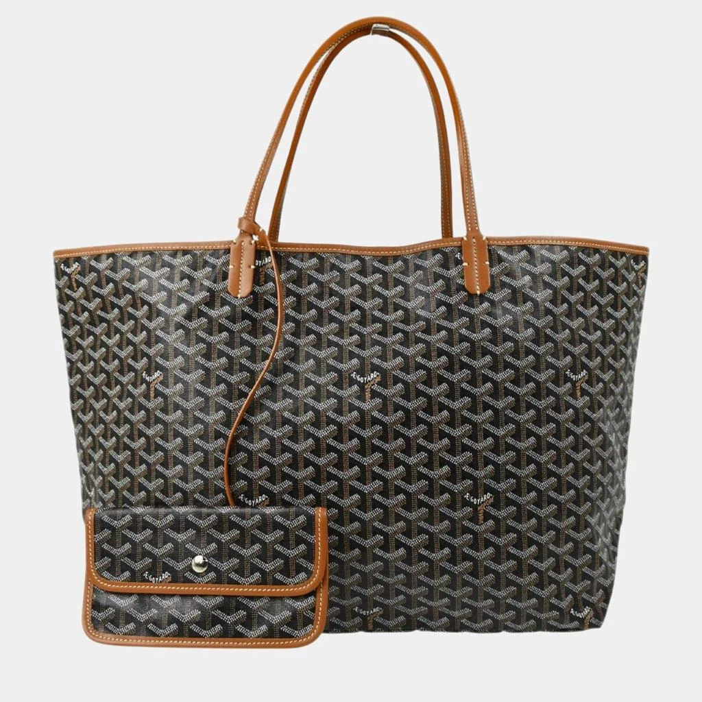 Goyard Goyard Brown Canvas Goyardine St. Louis GM Tote Bag 1