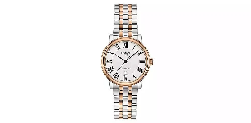 Tissot Women's Swiss Automatic Carson Premium Two-Tone Stainless Steel Bracelet Watch 30mm 1