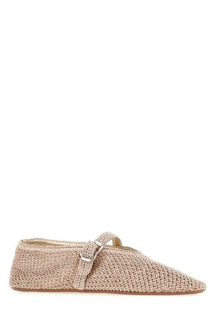 Alaïa Alaïa Buckled Knitted Ballet Flats 2