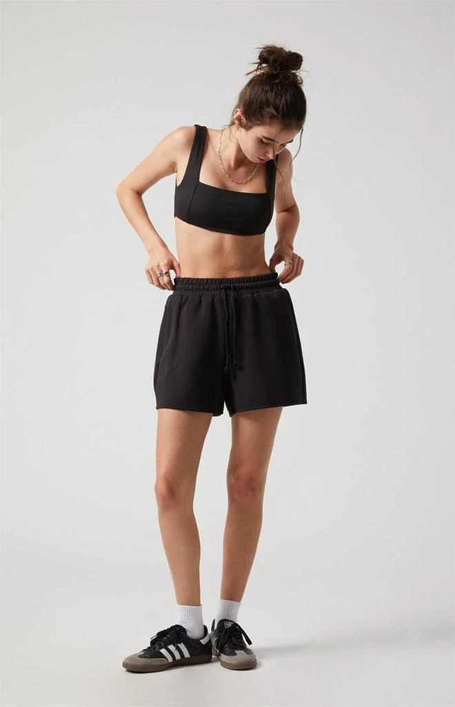 PAC 1980 Active Black Sweat Shorts 6