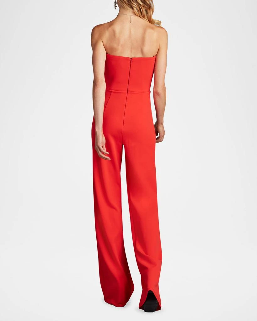 Tadashi Shoji Strapless Twist-Front Crepe Jumpsuit 3