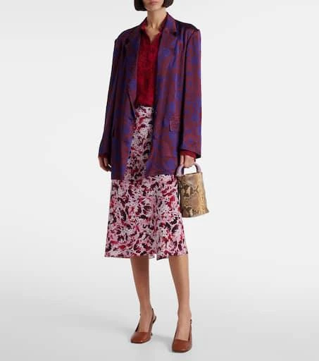 Dries Van Noten Leather slingback pumps 3