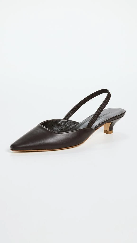 Jenni Kayne Leather Kitten Heels 1