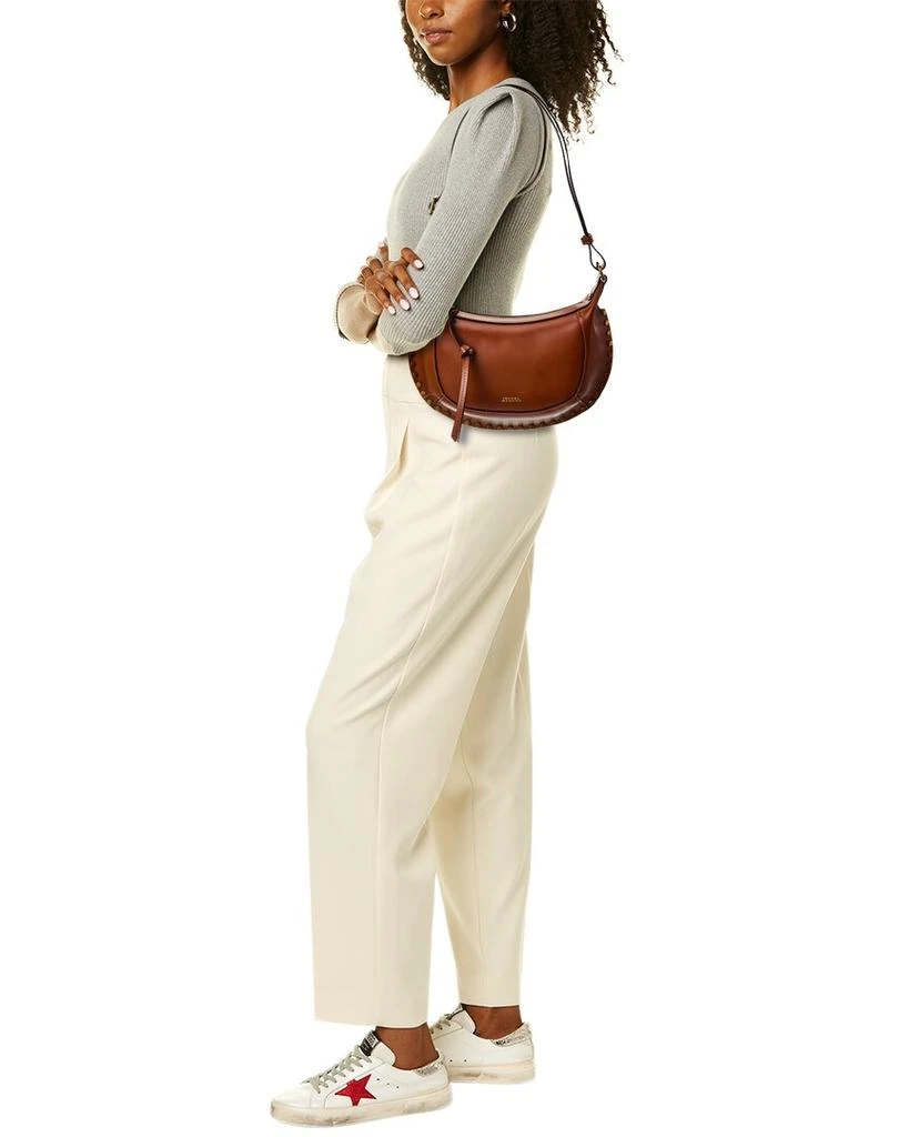 Isabel Marant Oskan Moon Leather Hobo Bag 4