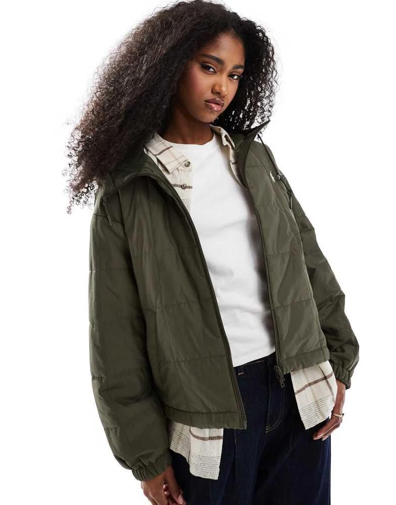 Ralph Lauren Polo Ralph Lauren quilted jacket with logo in olive green 1