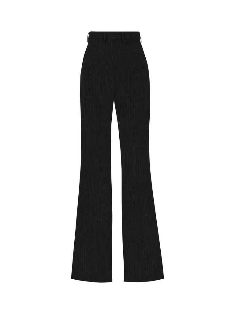 Balenciaga Balenciaga Pinstriped Pleat Front Trousers 2