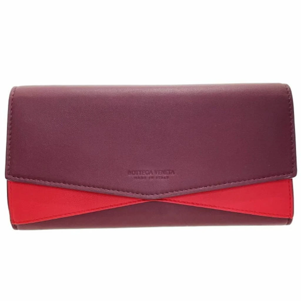Bottega Veneta Color Leather Long Wallet (Bi-Fold) (Pre-Owned)