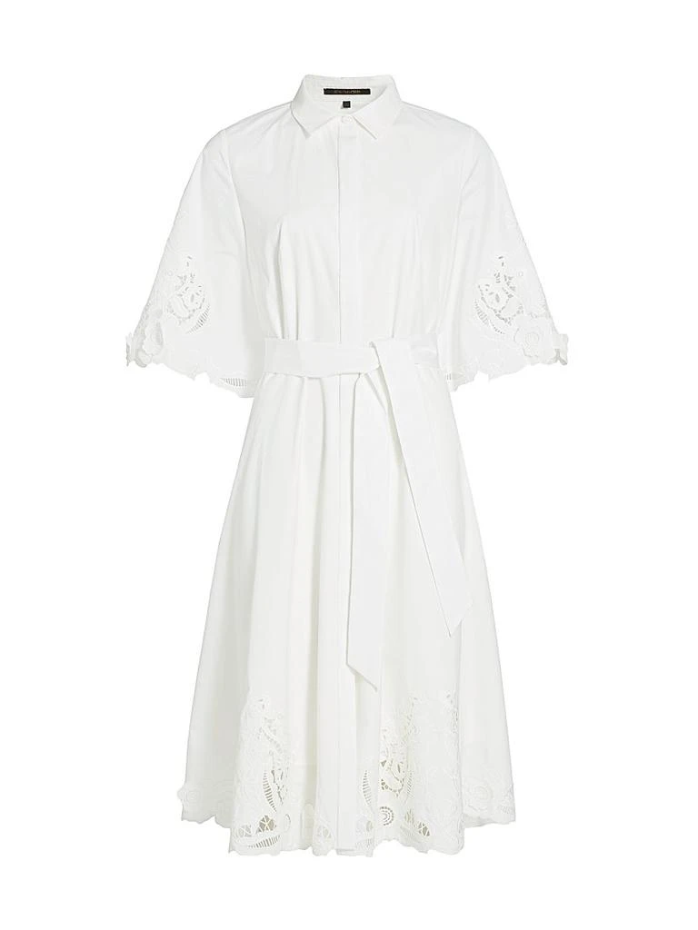 Monty Cotton Poplin Tie-Waist Midi-Shirtdress  On Sale Now with Up to 63%  Off | Discover Exclusive Deals & Savings at BeyondStyle  Authentic Kobi  Halperin short sleeve|women's|women's apparel|shirtdress|Women's|midi -length|solid|dresses|a-line|modern ...