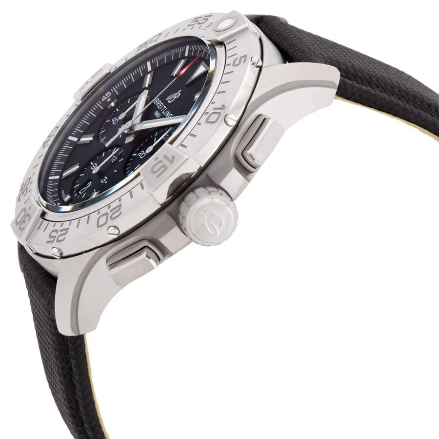 BREITLING Super Avenger 46 Chronograph Automatic Black Dial Men's Watch EB0148101B1X1 2