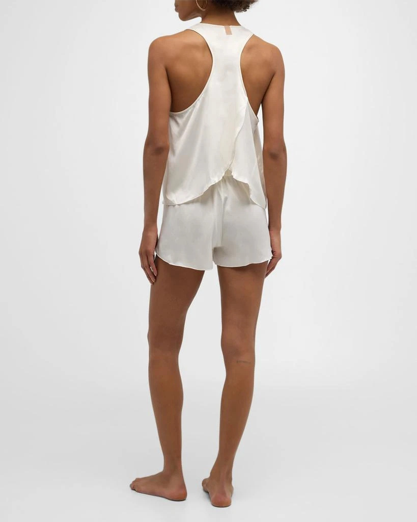Lunya Tulip-Back Washable Silk Tank & Shorts Set 4