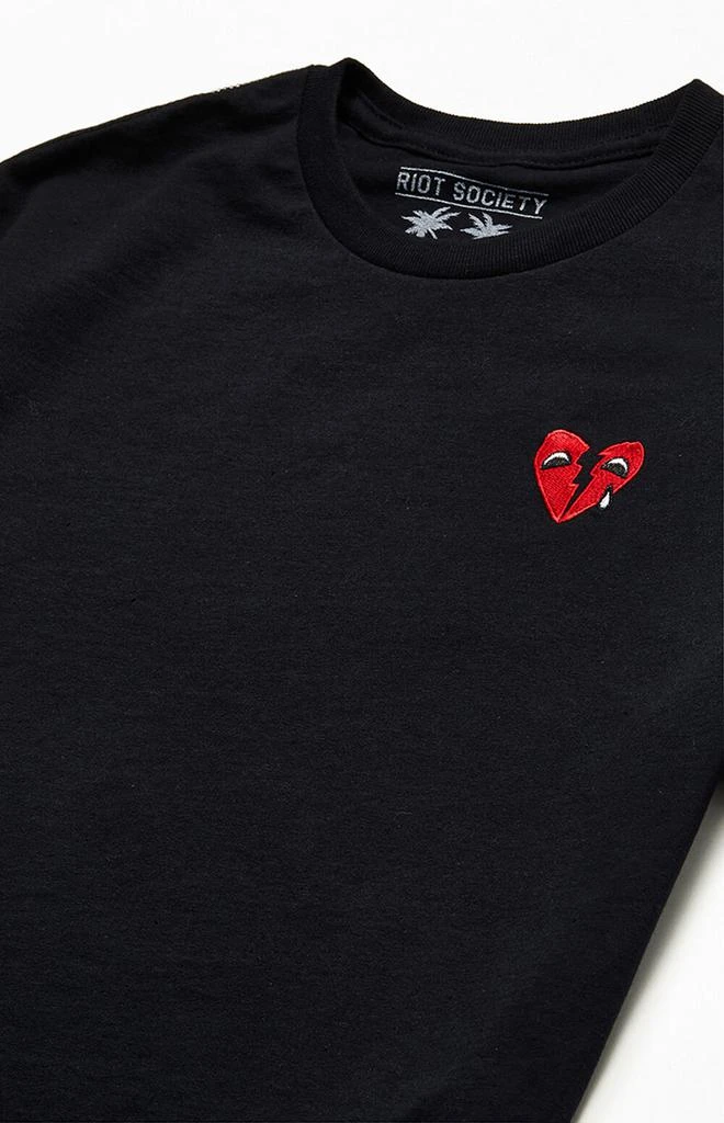 Riot Society Broken Heart Eyes T-Shirt 2