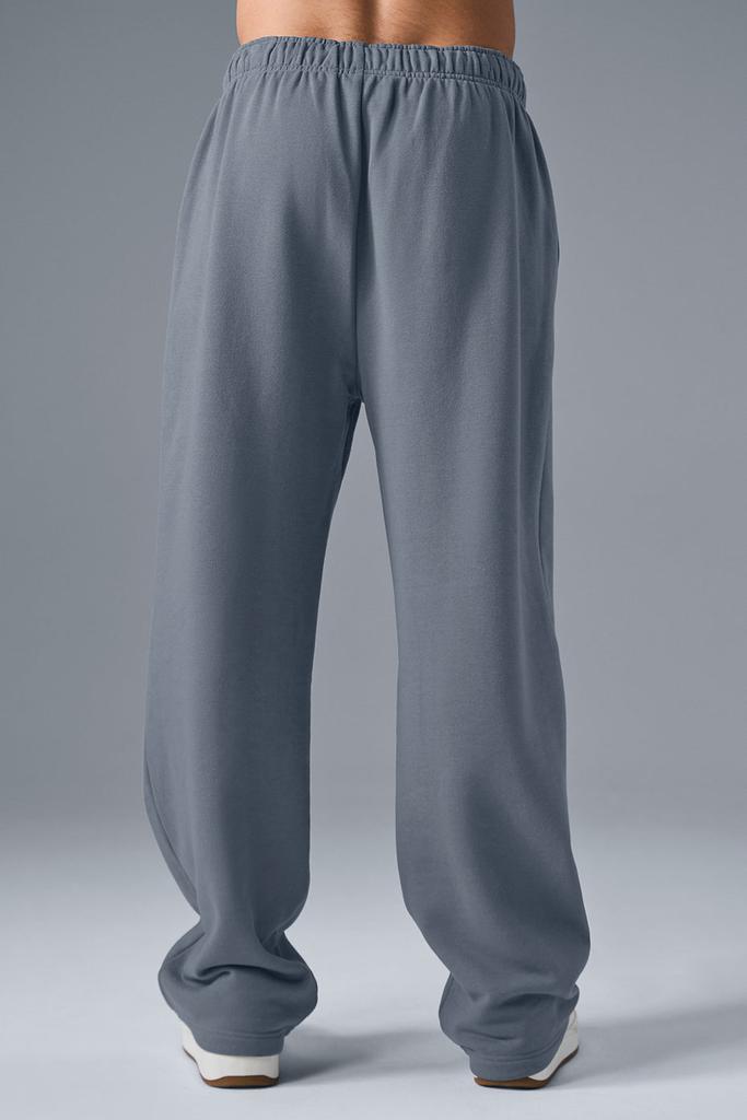 Alo Accolade Straight Leg Sweatpant - Steel Grey