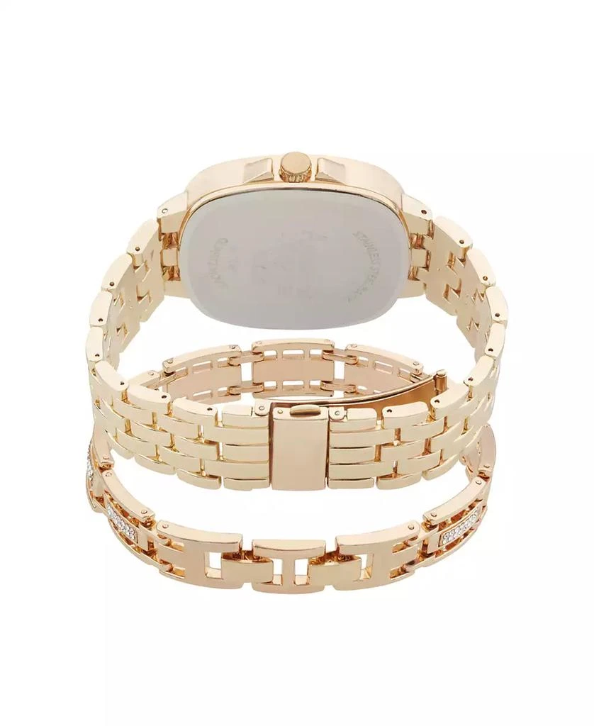 American Exchange Men's Crystal Bracelet Watch 46mm Gift Set 5