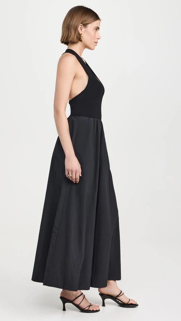 St Agni Plunge Neck Dress 3