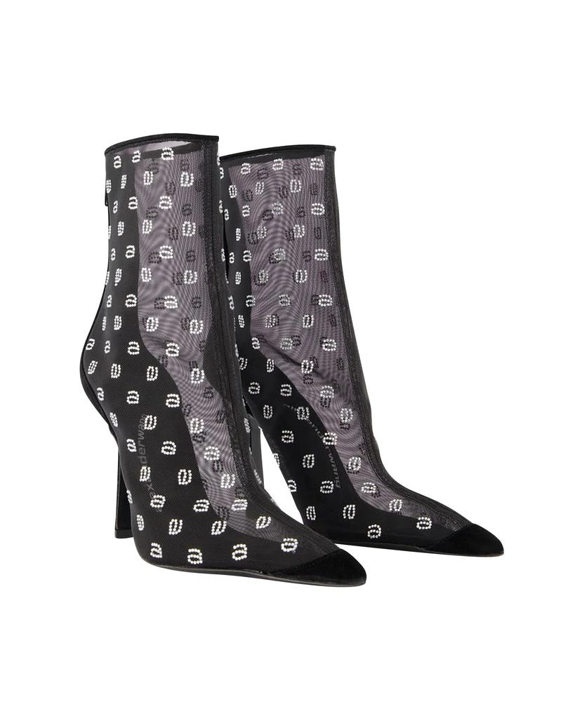 Alexander Wang Delphine Boots 105 - Alexander Wang - Mesh - Black 2