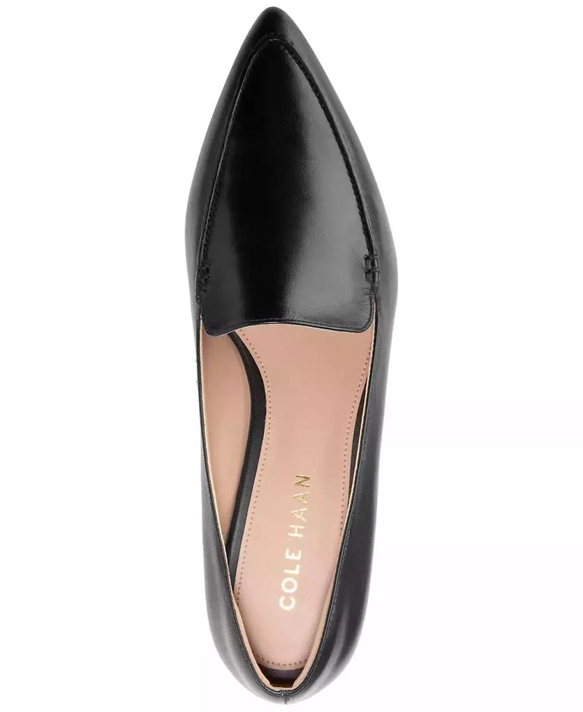 Cole Haan Women's Valantina Pointed Toe Block Heel Loafers 4