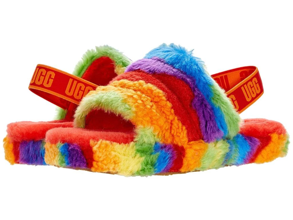 UGG Kids Fluff Yeah Slide Cali Collage (Little Kid/Big Kid) 1