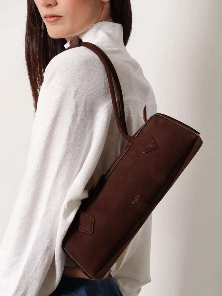 Alaia Teckel Medium Suede Shoulder Bag 2