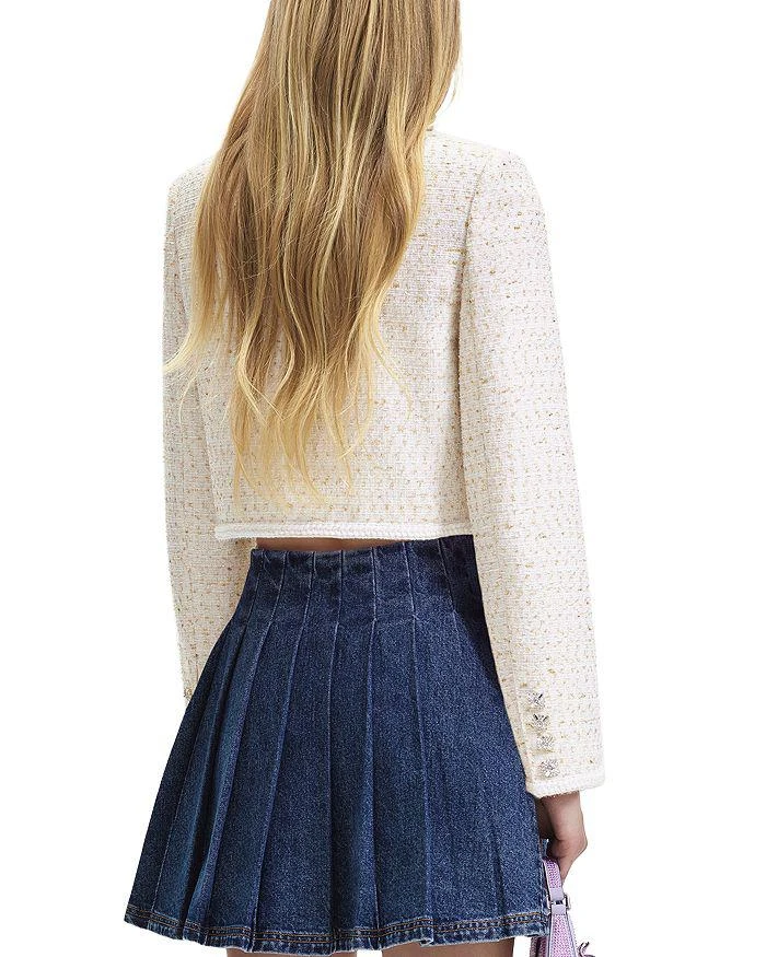 Self Portrait Cream Boucle Jacket 3