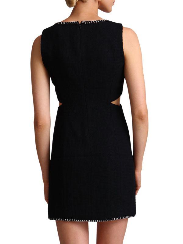 Avec Les Filles Cutout Mini Sheath Dress