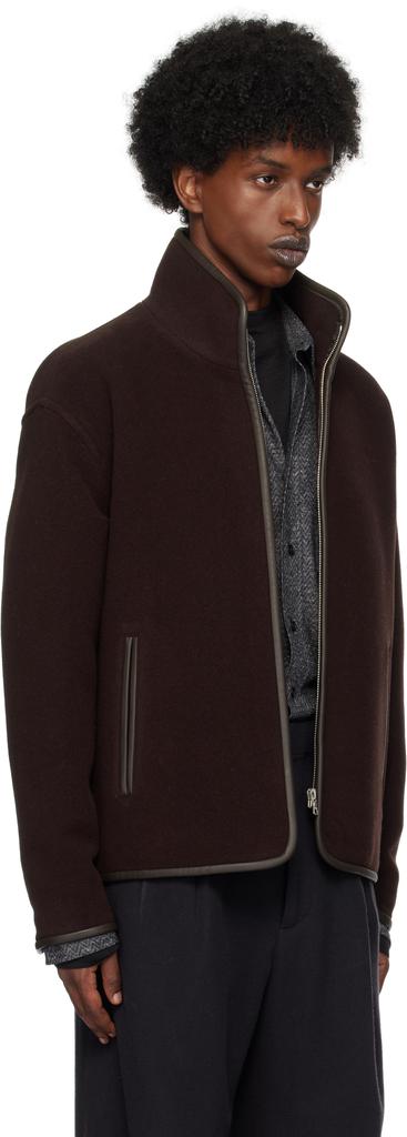 ジャケット・アウター niceness bisown ulterior herill auralee Brown Double Cloth Heavy Pile Zip Jacket – On Sale Now with Up to
