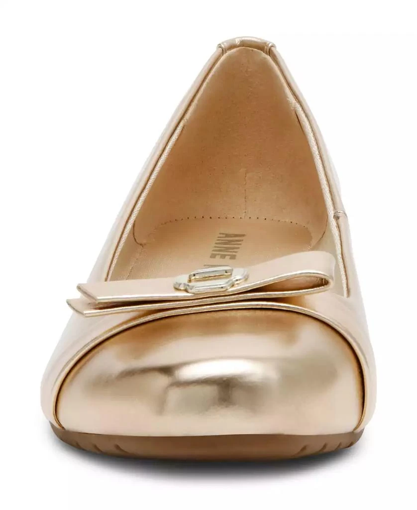 Anne Klein Women's Mesa Bow Detail Wedge Ballet Flats 20