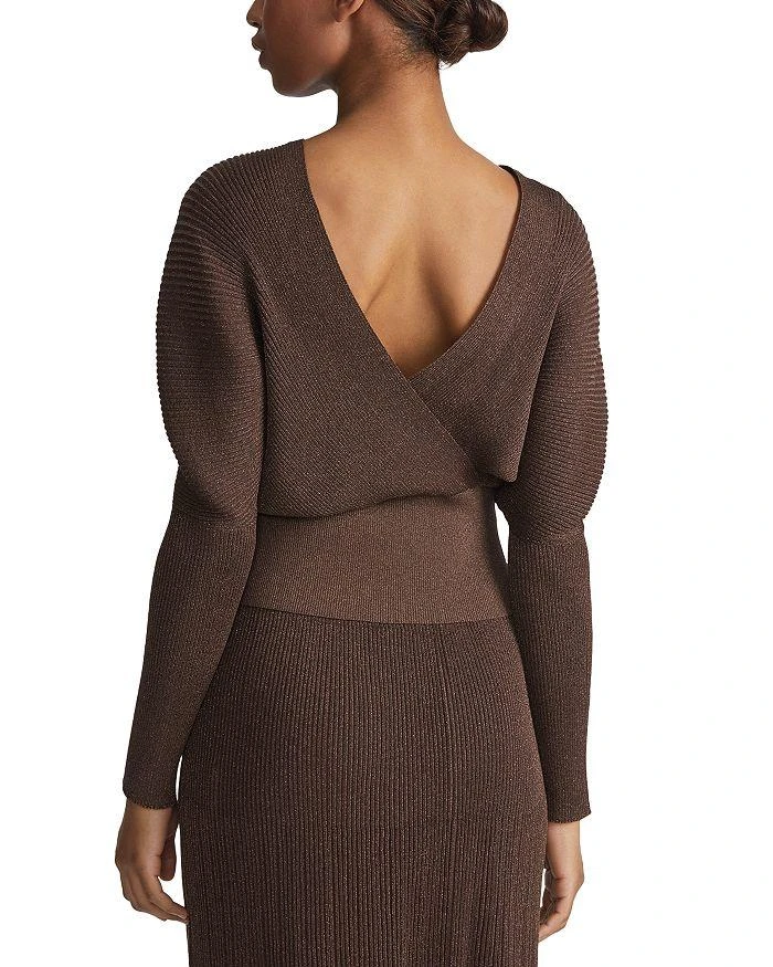 Lafayette 148 New York Ribbed Drop Shoulder Top 3