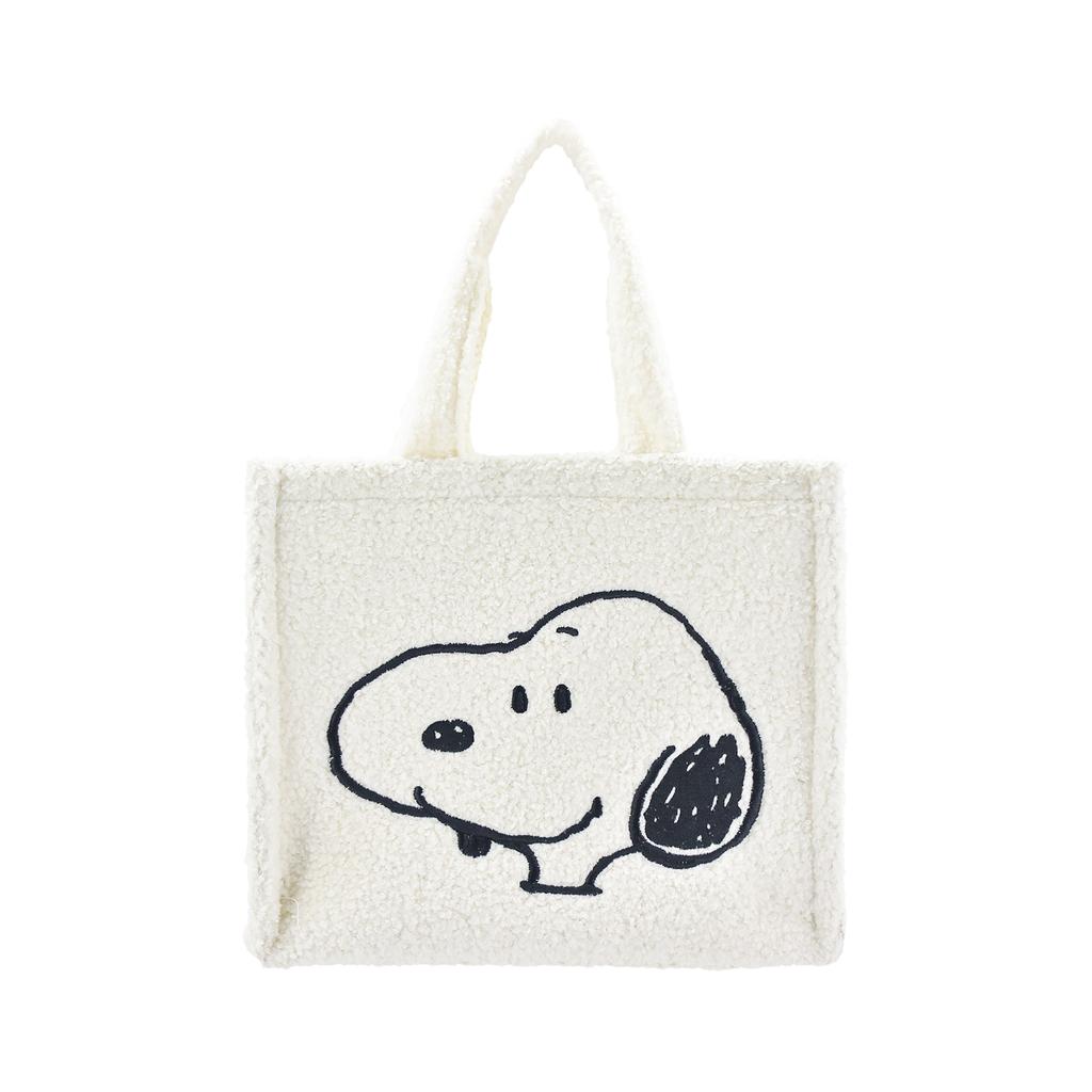 Peanuts Snoopy & Woodstock Sherpa Mini Tote