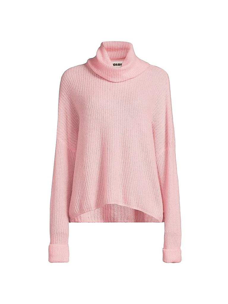 COLORUSH Mahalia Amara Cashmere-Blend Turtleneck Sweater 1