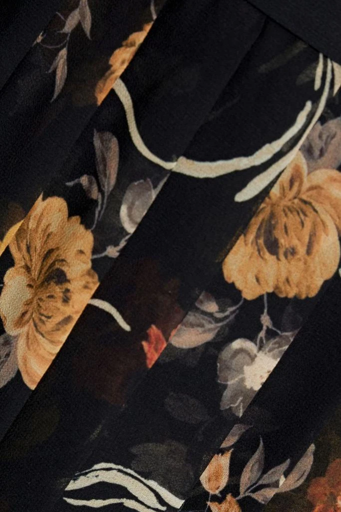 MIKAEL AGHAL Floral-print chiffon midi skirt 4