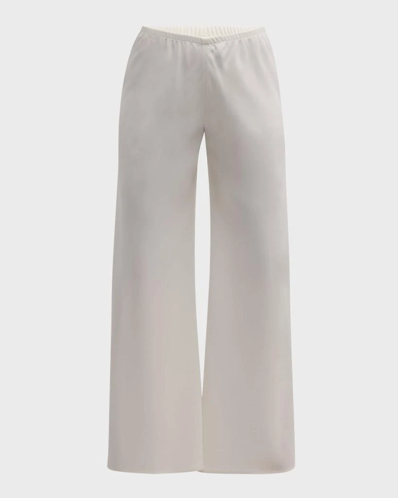 The Row Gala Wide-Leg Crepe Pants 1