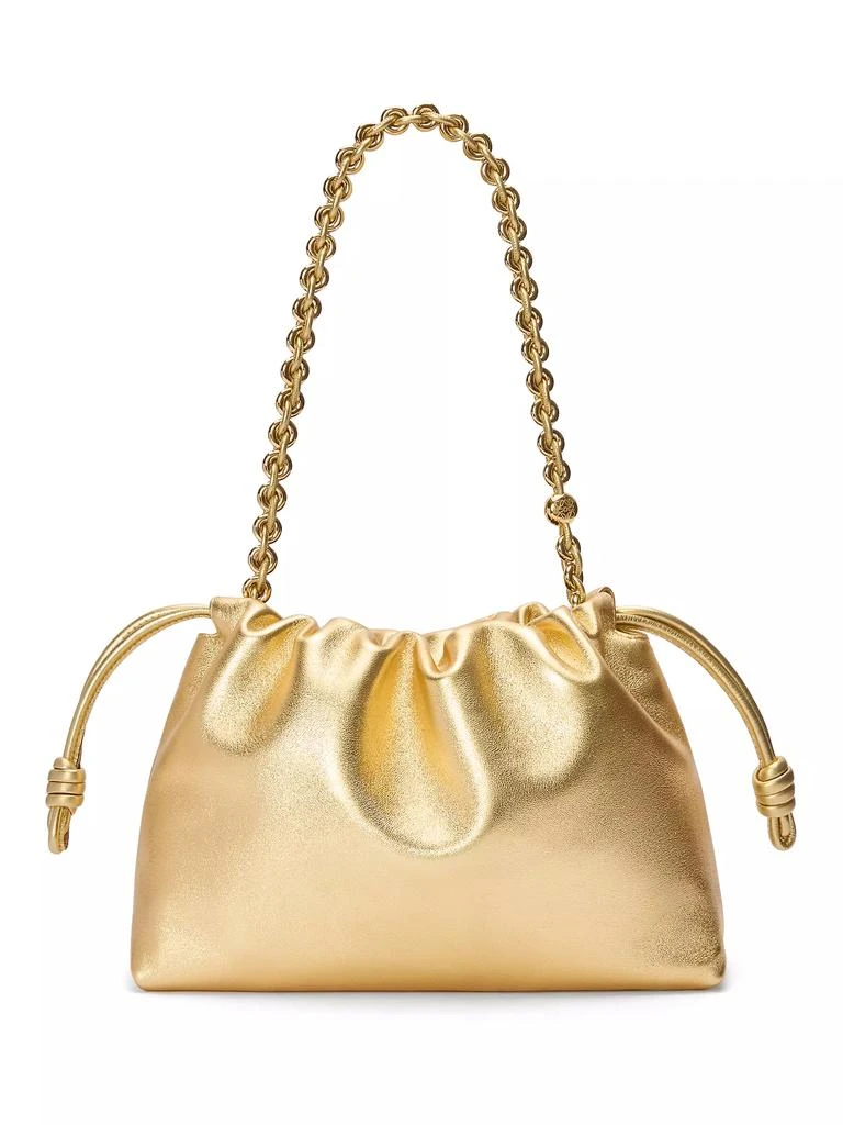 Loewe Medium Flamenco Laminated Leather Shoulder Bag 5