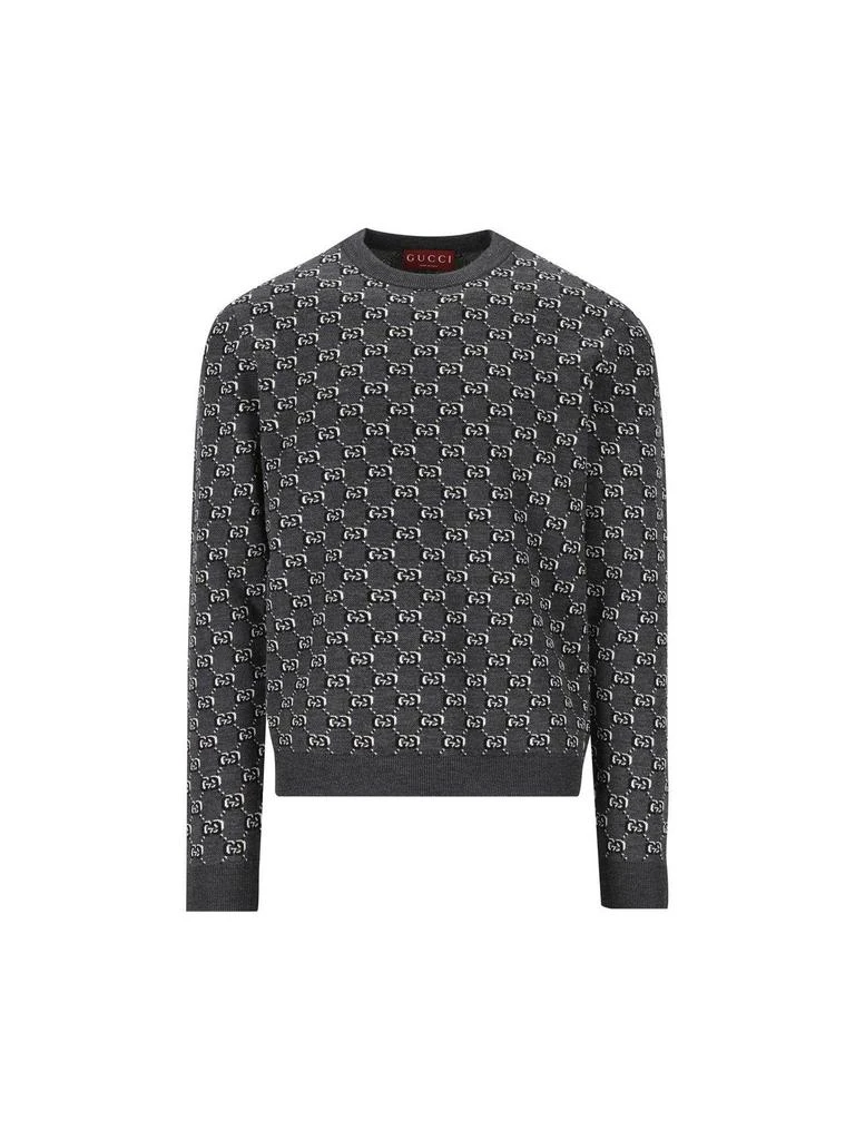 Gucci Gg Shadow Jacquard Jumper 1