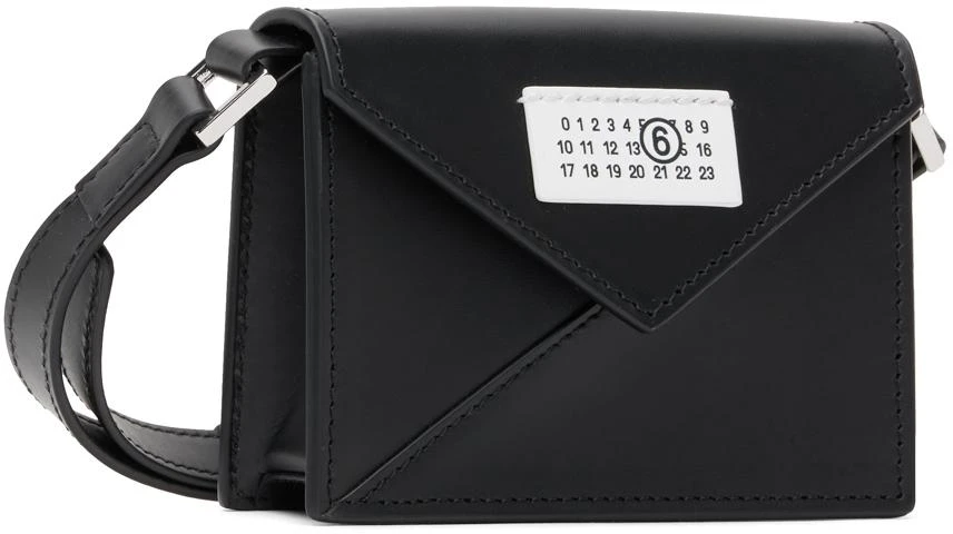 MM6 Black Stitch Shoulder Bag 2