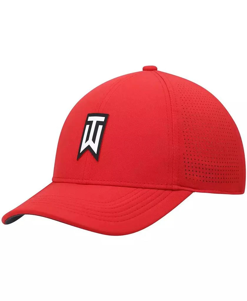 NIKE Men's Red Tiger Woods Legacy91 Performance Flex Hat 1
