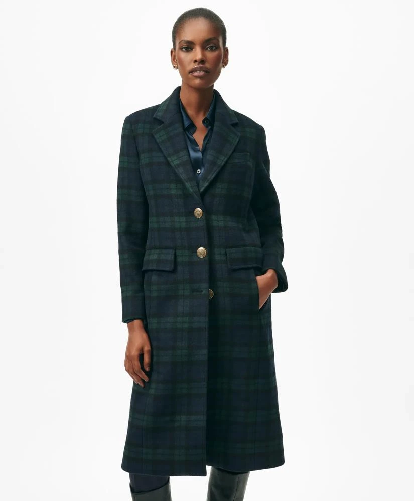 black dress coat sale Coat 3 Button Black Ankle length Wool Dress Top Coat/Overcoat
