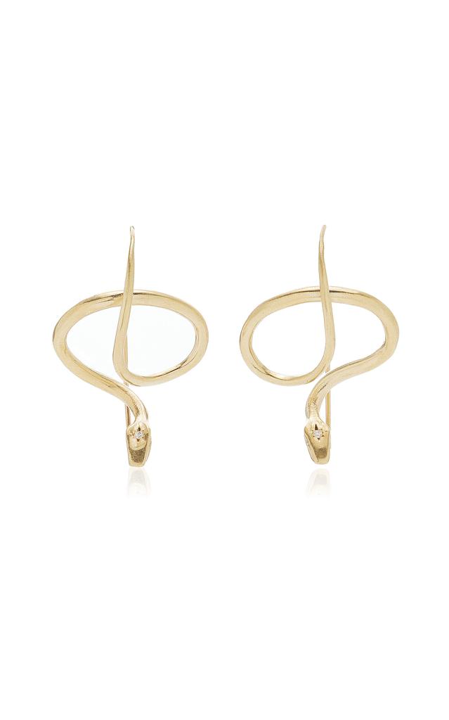 Annette Ferdinandsen Annette Ferdinandsen - Serpent 14K Yellow Gold Diamond Earrings - Gold - OS - Moda Operandi - Gifts For Her