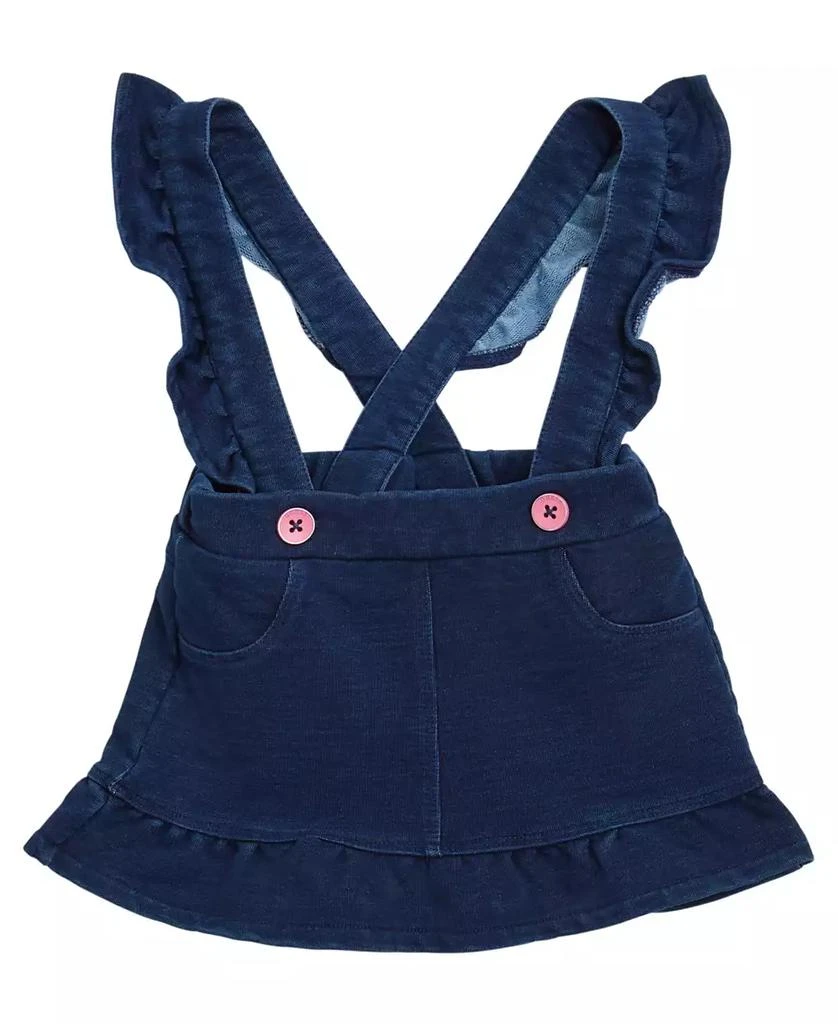 GUESS Baby Girl Bodysuit and Knit Denim Skirtall Set 6