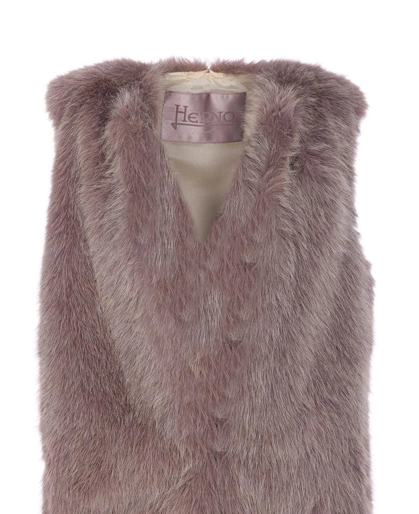 Herno Herno Faux-Fur Sleeveless Gilet 4
