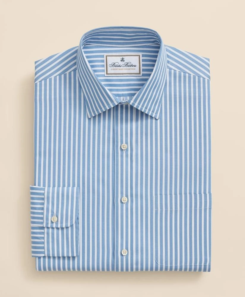 white christmas dresses Non Iron Blue & Navy Alternating Stripe English Spread Collar Shirt –  Wilkes & Riley, LLC