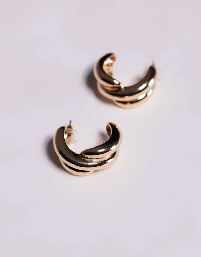 8 Other Reasons 8 Other Reasons hoop earrings in gold 3