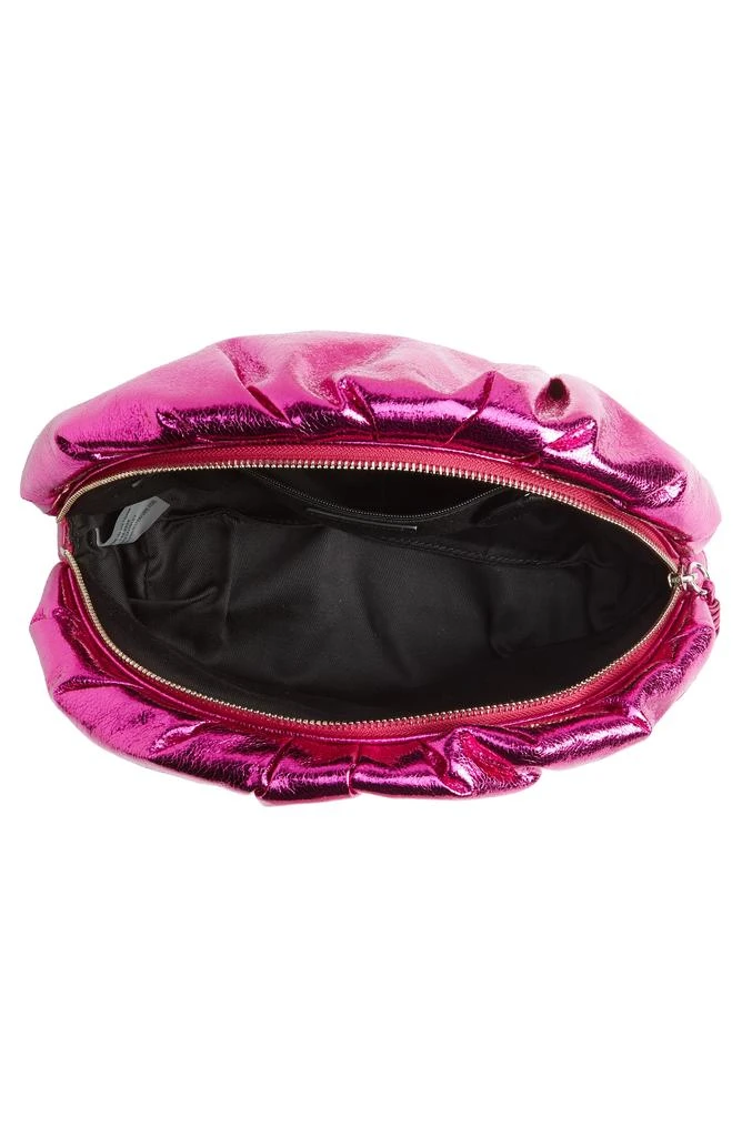 Rebecca Minkoff Ruched Faux Leather Clutch 4