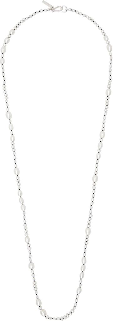 アクセサリー SOPHIE BUHAI EMILIE PEARL CHOKER Emilie sterling silver choker with freshwater pearl – On