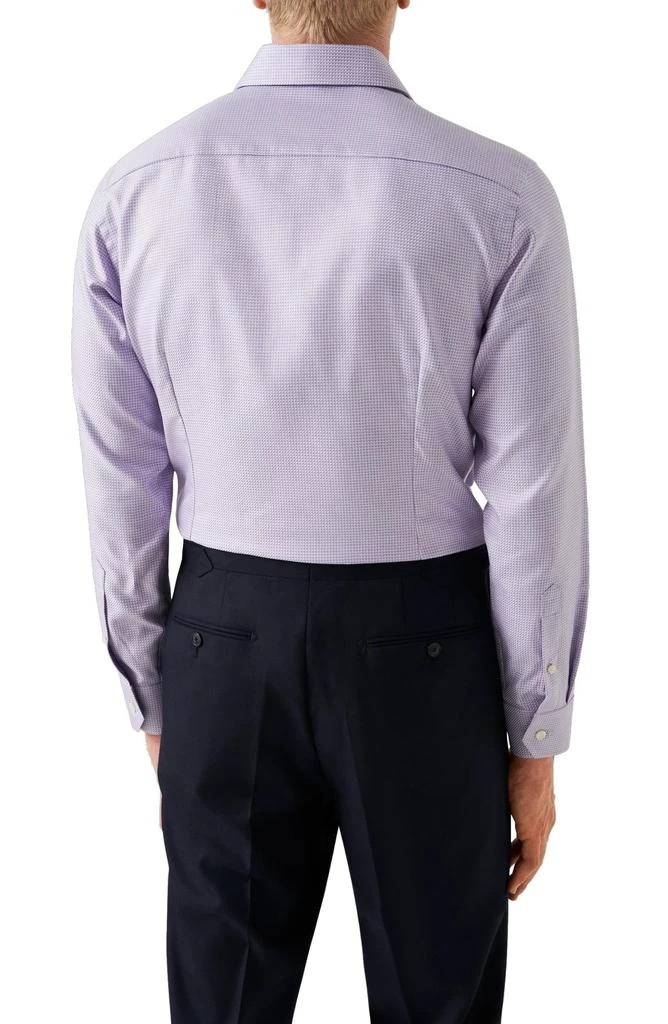 Eton Contemporary Fit Microcheck Organic Cotton Dress Shirt 3