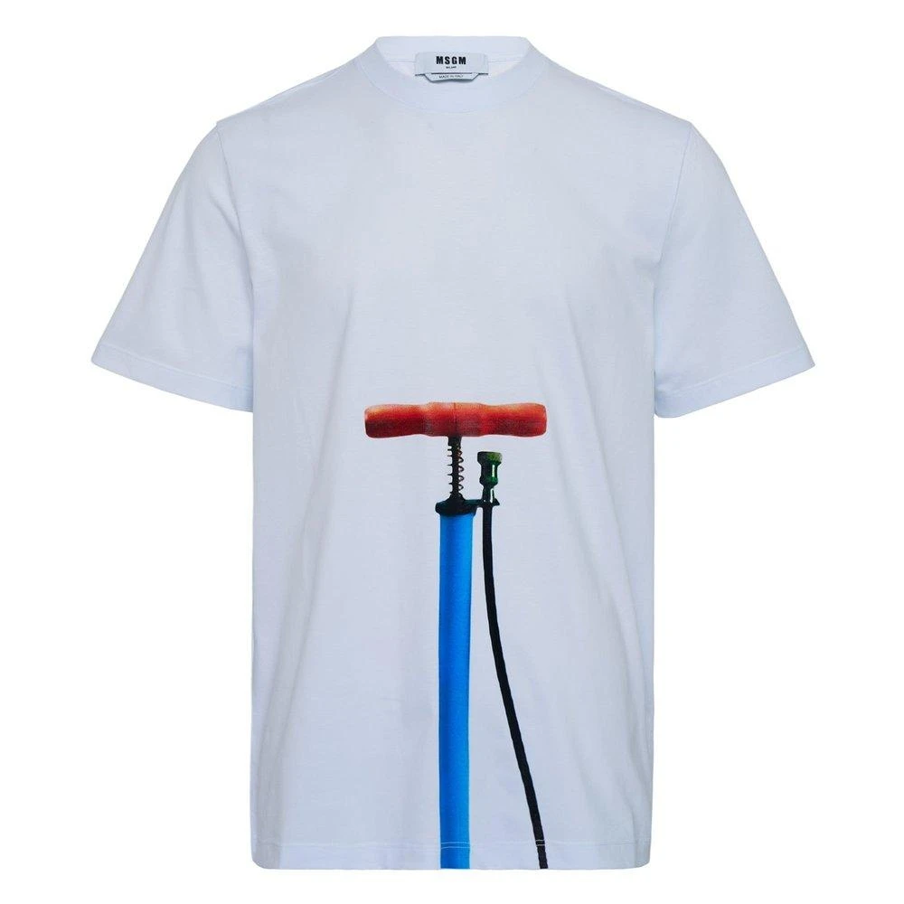 MSGM MSGM Printed Jersey T-Shirt