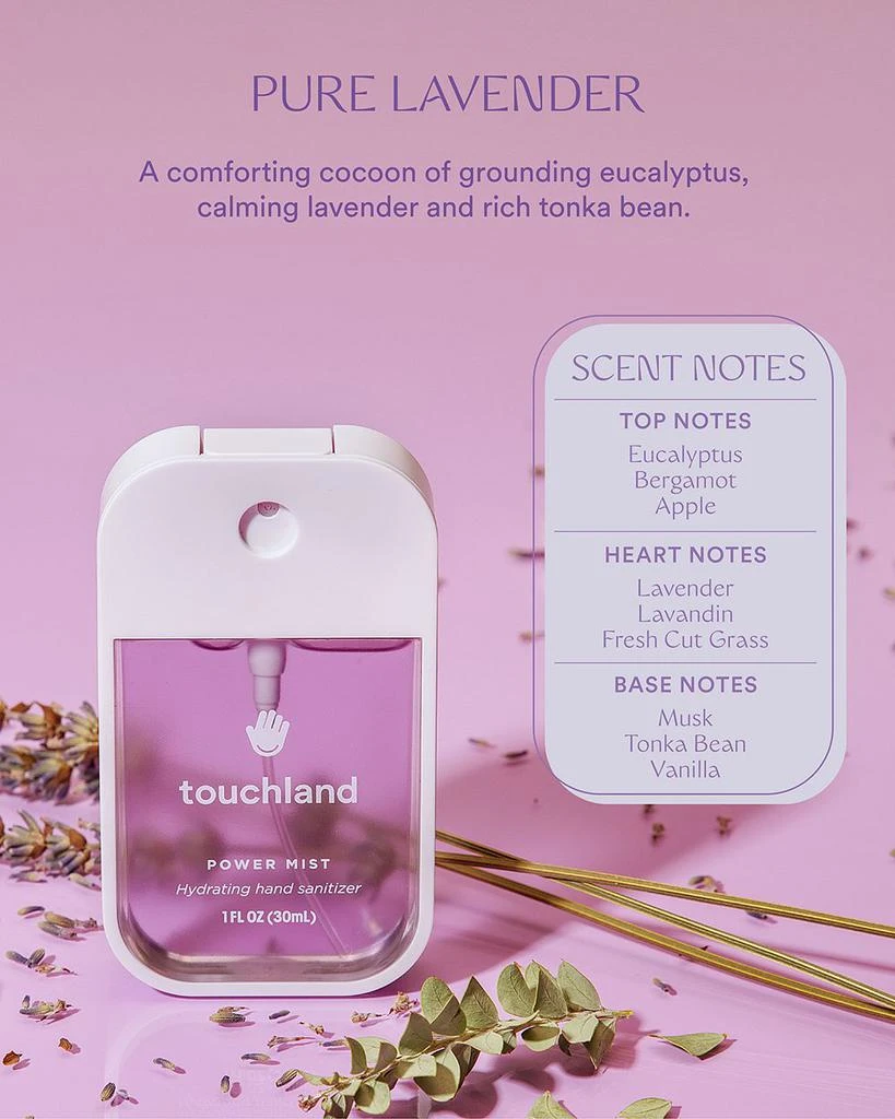 Touchland Power Mist Hydrating Hand Sanitizer 1 oz., Lavender 5