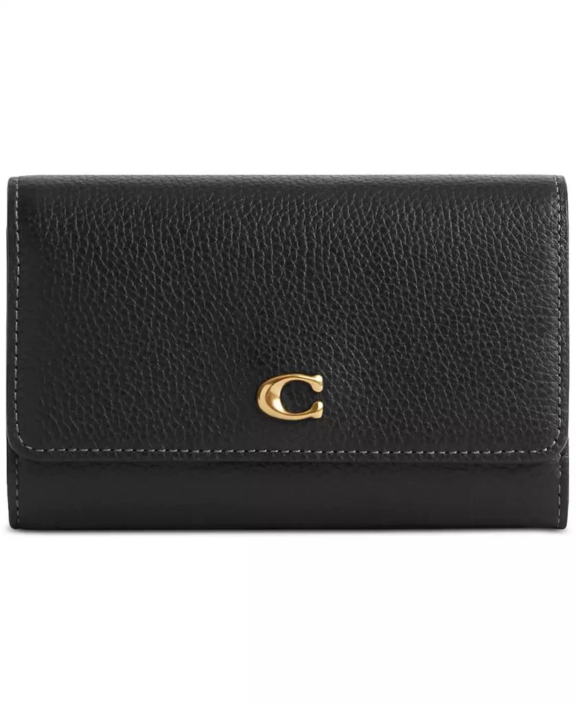 Coach Essential Medium Flap Leather Wallet 1