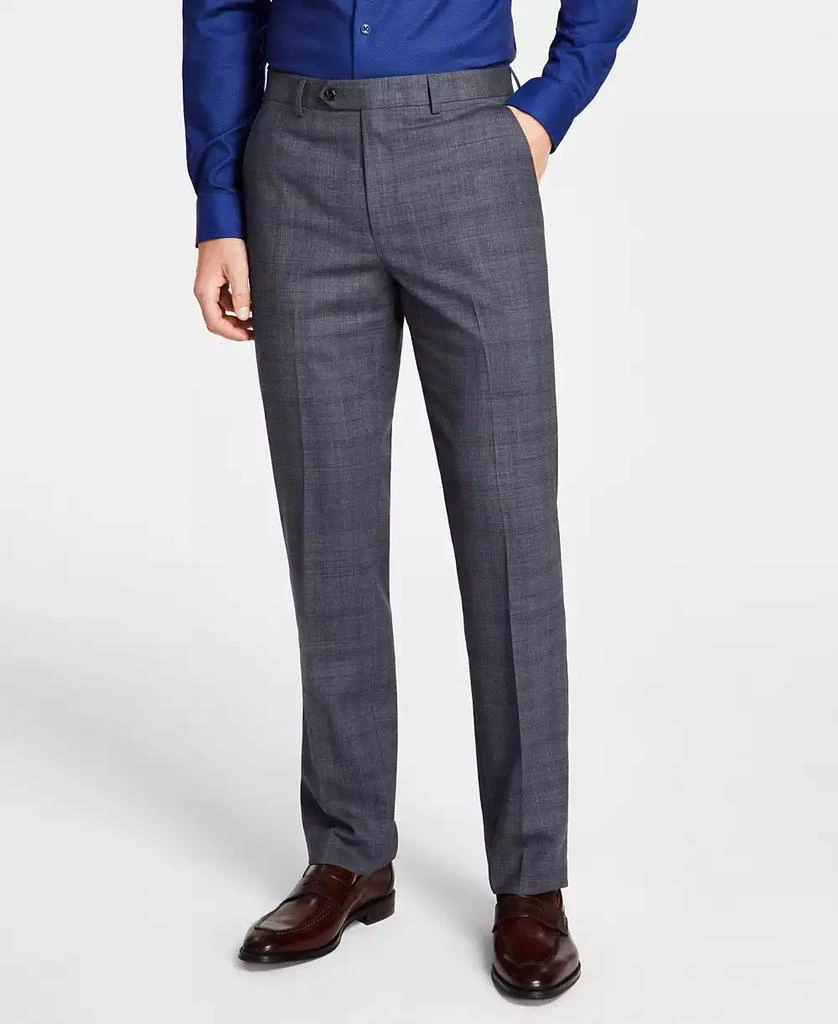 Michael Kors Men's Plaid Classic-Fit Wool-Blend Stretch Suit Separate Pants 2