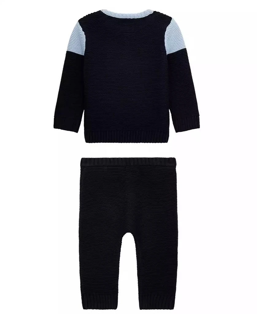 GUESS Baby Boy Knit Long Sleeve Sweater Pant Set 2